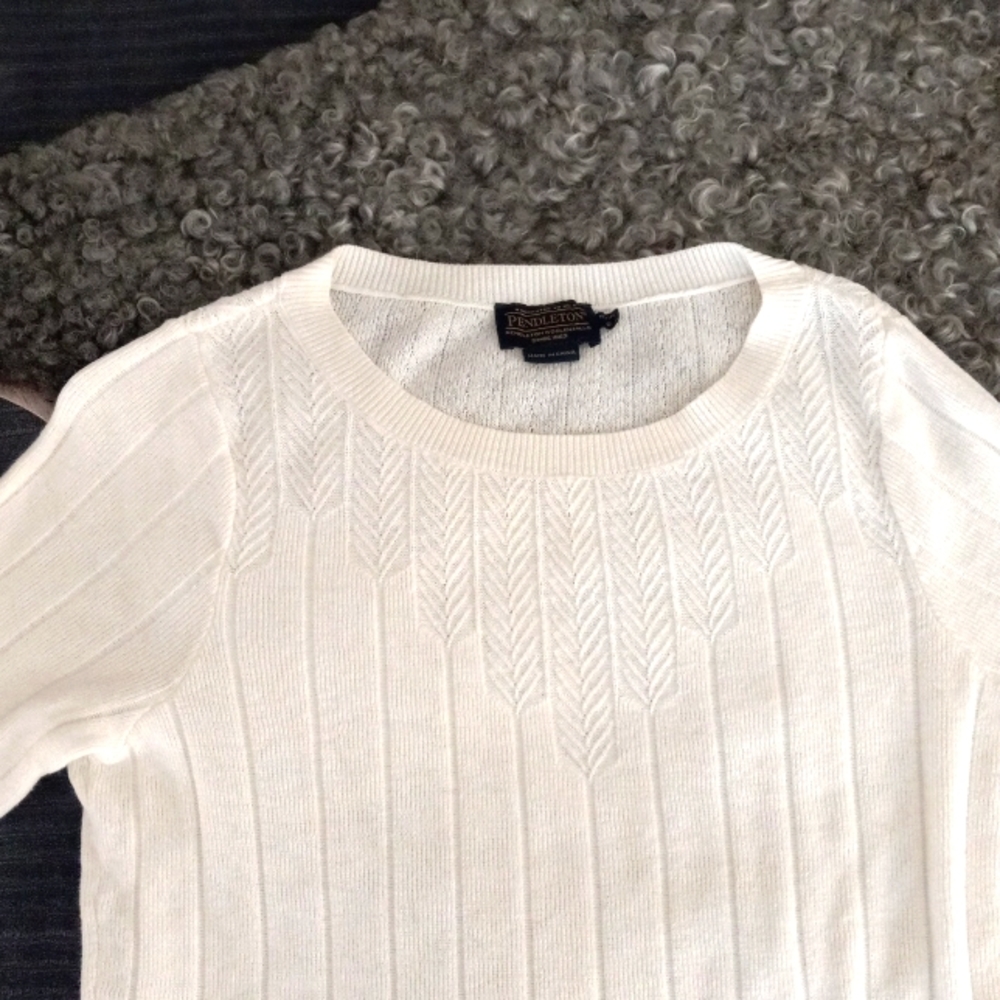 Pendleton linen and cotton blend sweater - Picture 3 of 10